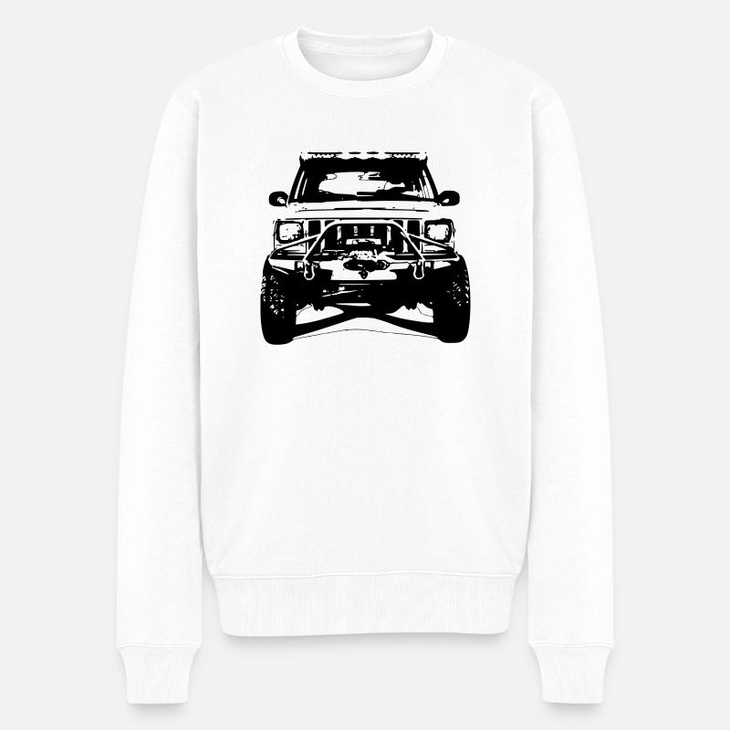 Cherokee XJ - Männer Premium Bio Pullover - Weiß