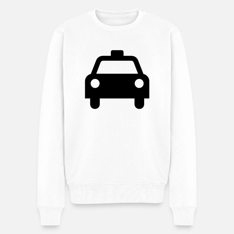 Taxi Service - Männer Premium Bio Pullover - Weiß
