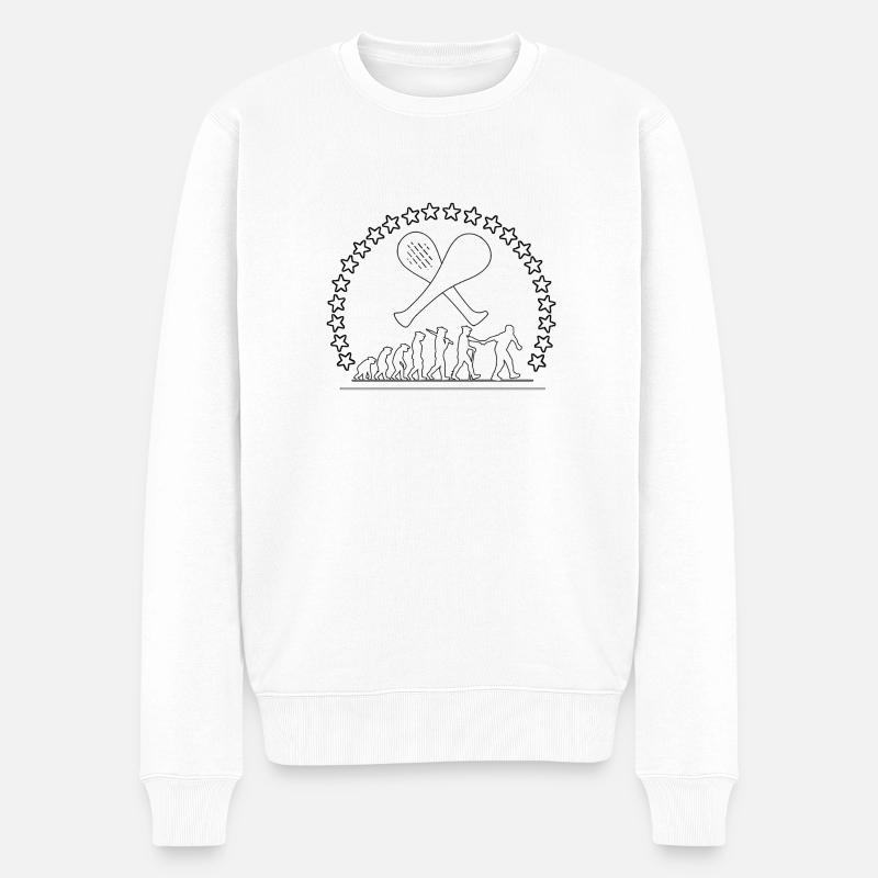 Etoilevolution png - Pull Premium bio Homme - blanc