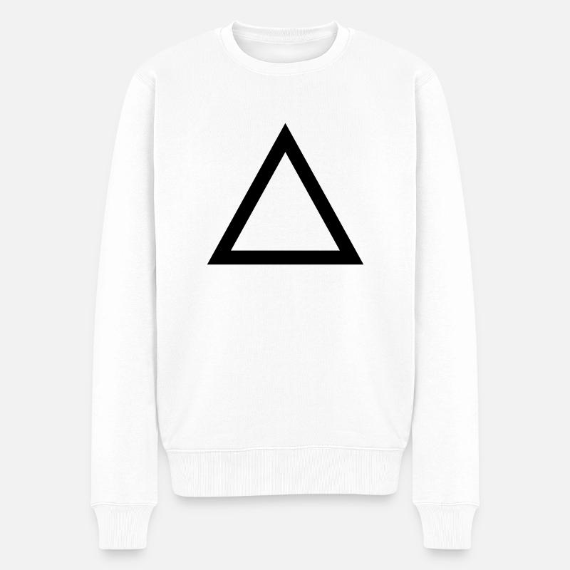 Triangle - Pull Premium bio Homme - blanc