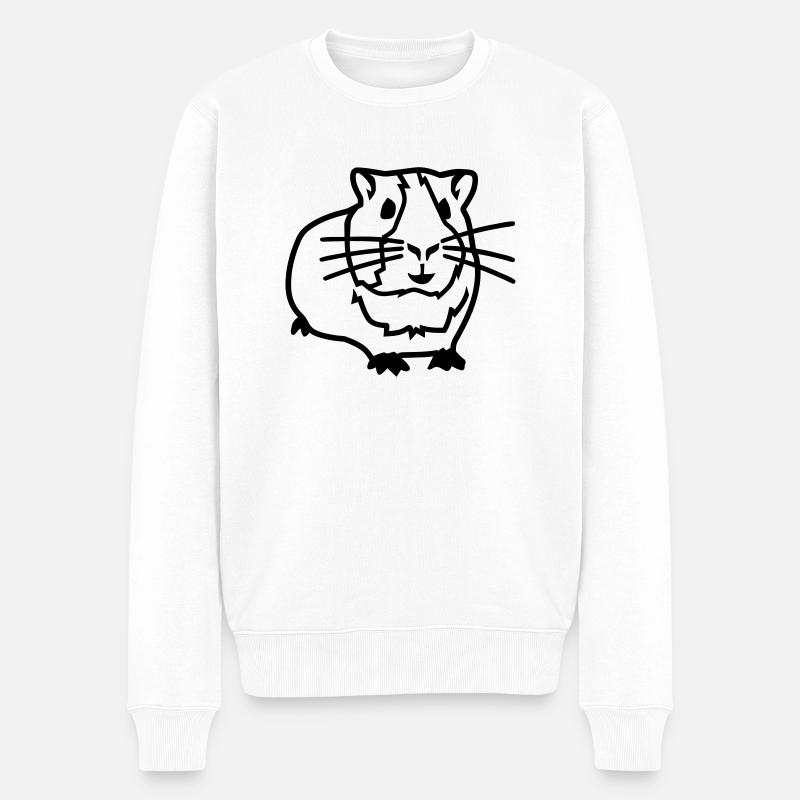 Cochon d'Inde - Pull Premium bio Homme - blanc