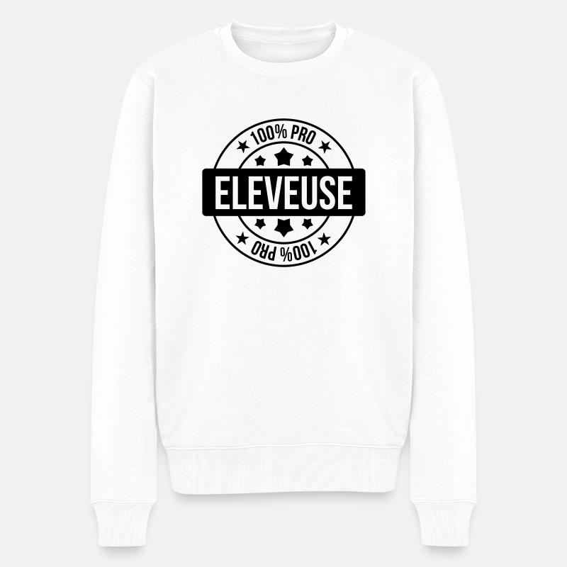 Eleveur / Eleveuse / Animal / éleveur / Chien - Pull Premium bio Homme - blanc
