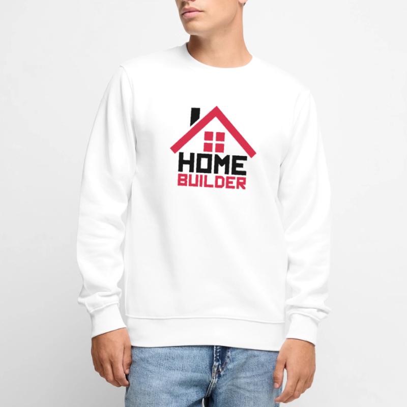 maison constructeur maison construction bâtiment bâtiment logo de Pull Premium bio Homme