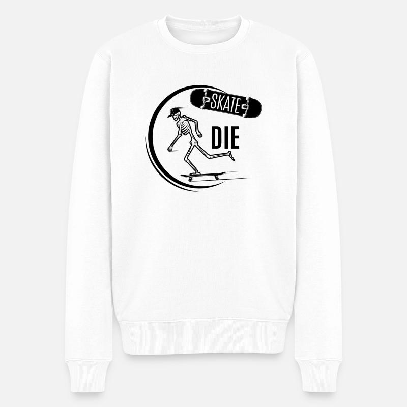Skateboard SUP Surfing - Pull Premium bio Homme - blanc