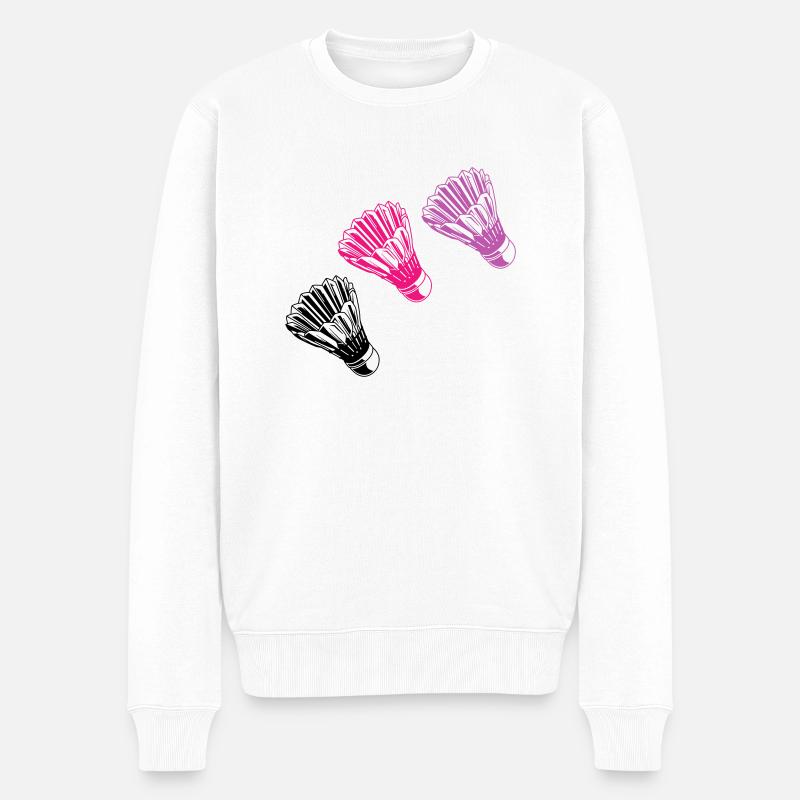 federball - Männer Premium Bio Pullover - Weiß