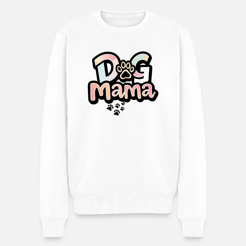 MAMAN CHIEN - Pull Premium bio Homme - blanc