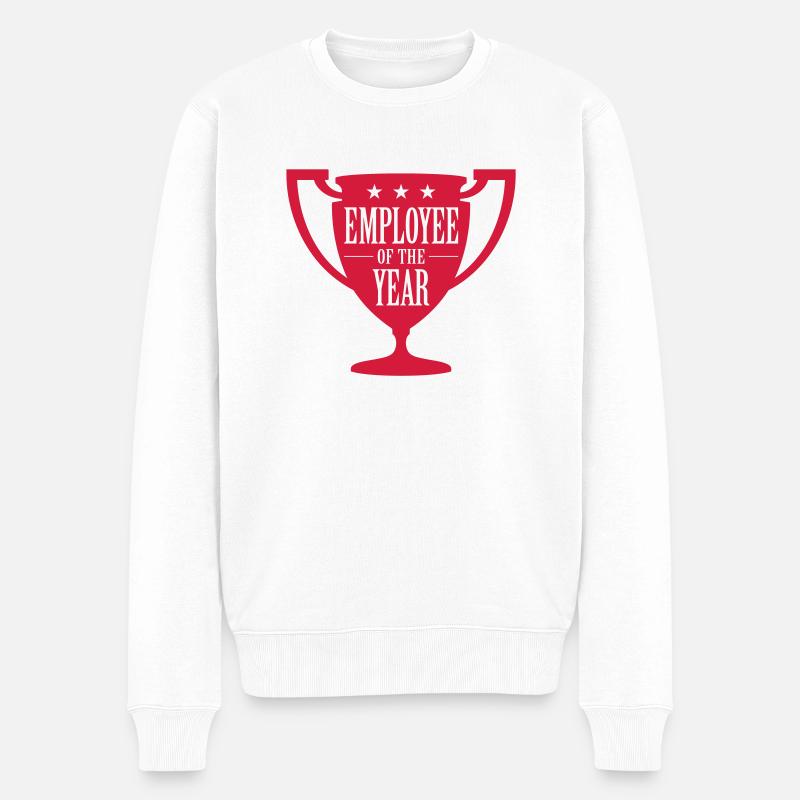 Employé de l année! - Pull Premium bio Homme - blanc