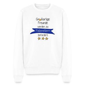 Großartige Freunde - Männer Premium Bio Pullover - Weiß - Vorne - Thijin (182cm)
