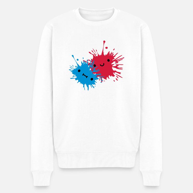 2 gouttes sucrées - Pull Premium bio Homme - blanc