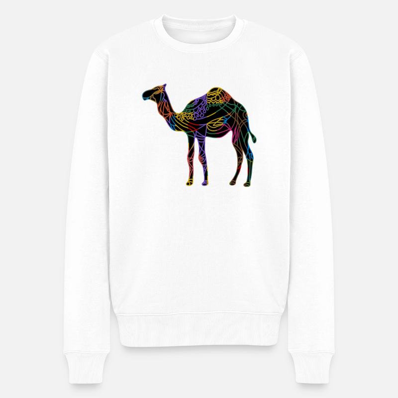 chameau - Pull Premium bio Homme - blanc