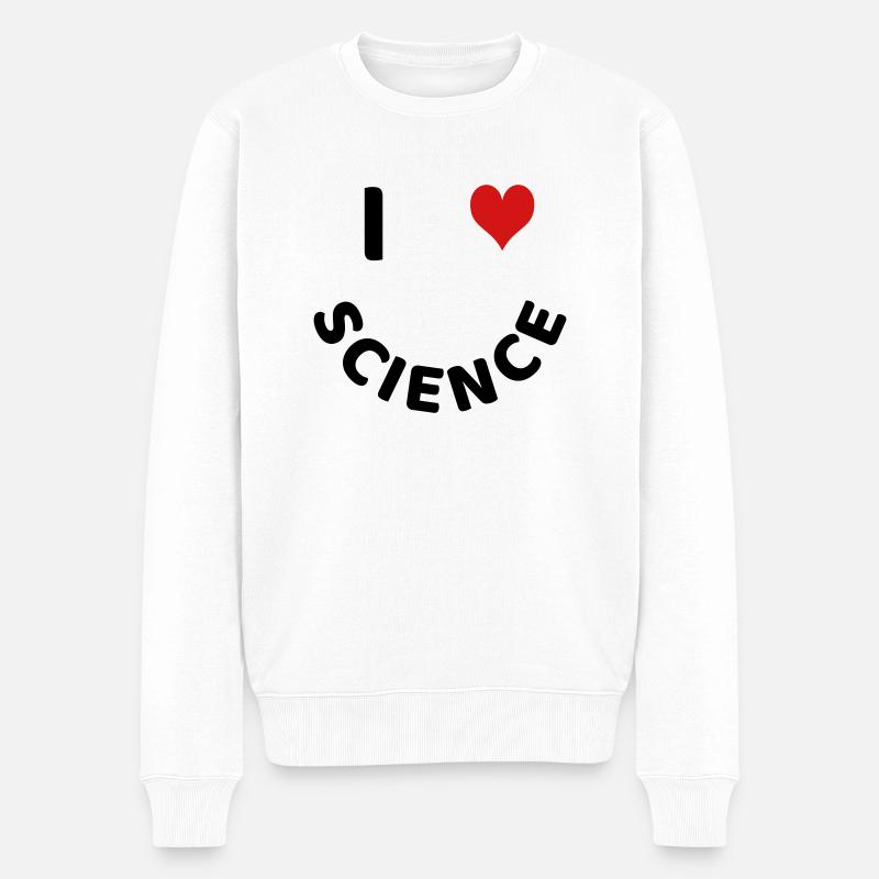 Science - Pull Premium bio Homme - blanc