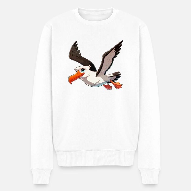 Albatros - Pull Premium bio Homme - blanc