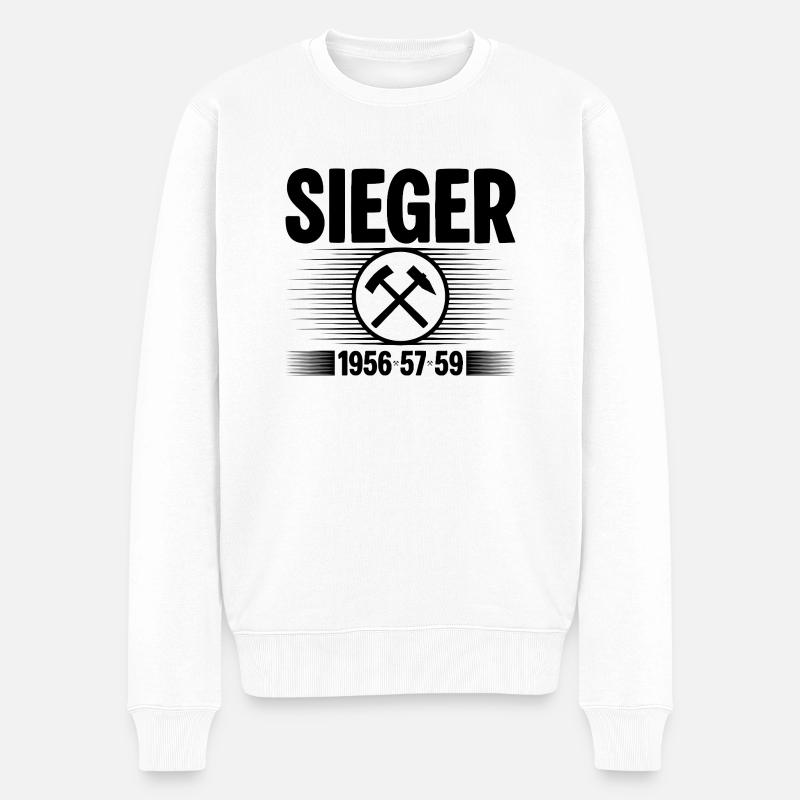 Erzgebirge Sieger - Männer Premium Bio Pullover - Weiß