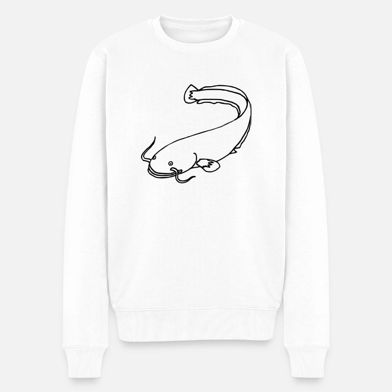 Wels - Männer Premium Bio Pullover - Weiß