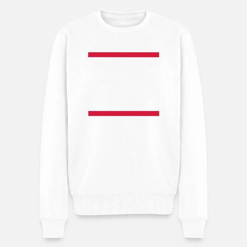 BARS - Männer Premium Bio Pullover - Weiß