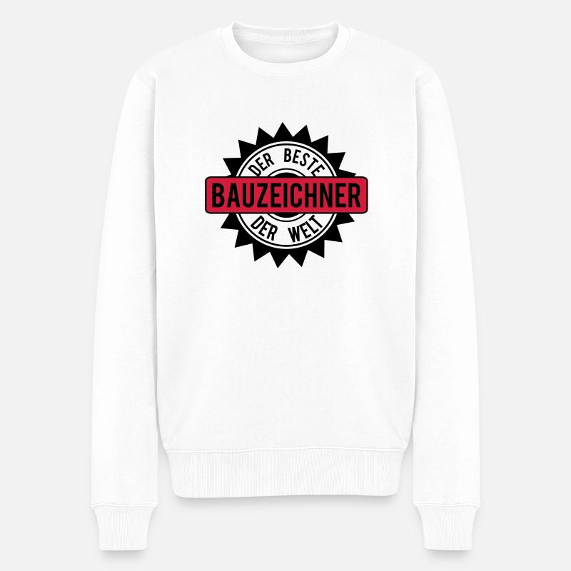 le meilleur 2c dessinateur - Pull Premium bio Homme - blanc