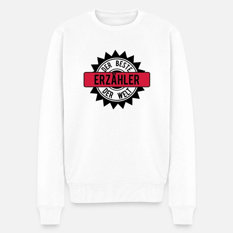 le meilleur 2c erzaehler - Pull Premium bio Homme - blanc