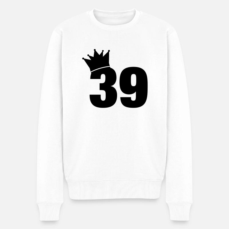 39_krone_f1 - Pull Premium bio Homme - blanc