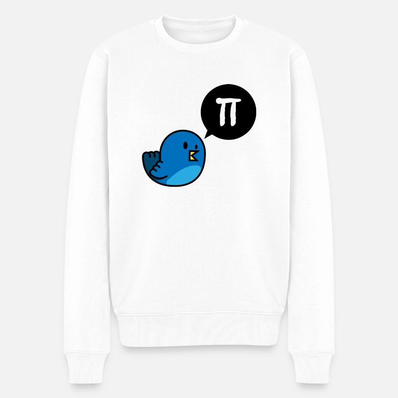 Tweet - Männer Premium Bio Pullover - Weiß