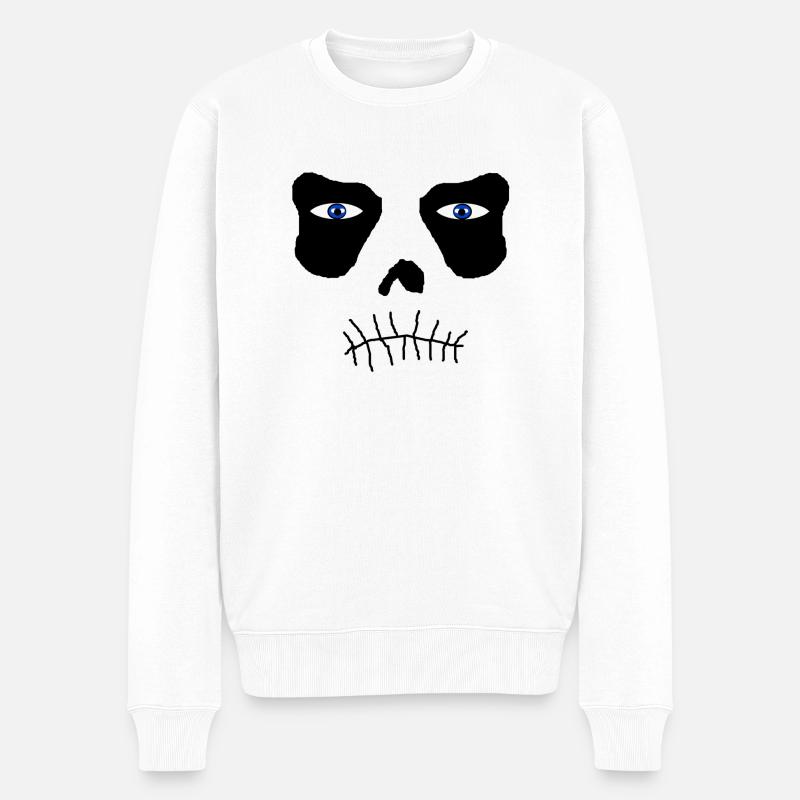halloween - Männer Premium Bio Pullover - Weiß