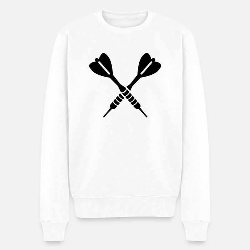 Darts - Pull Premium bio Homme - blanc