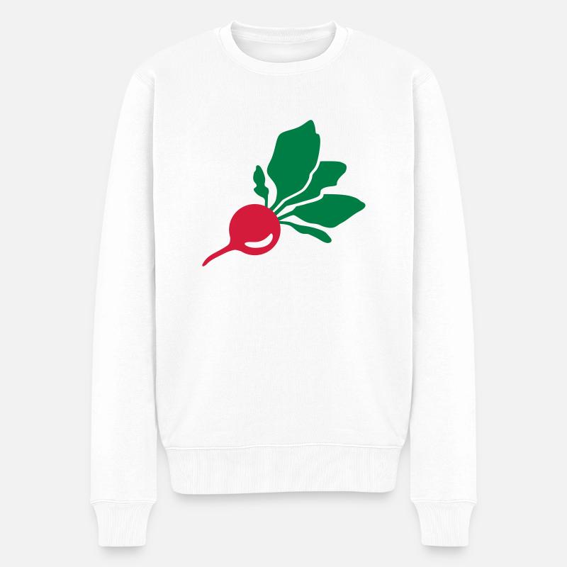 Radis - Pull Premium bio Homme - blanc