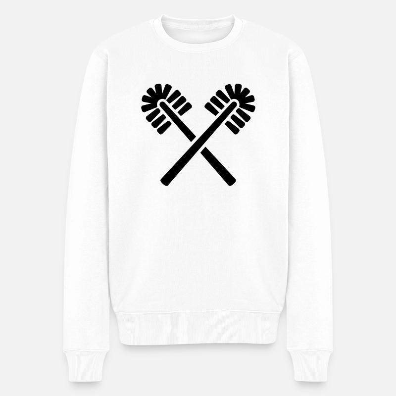 Toilette WC - Pull Premium bio Homme - blanc