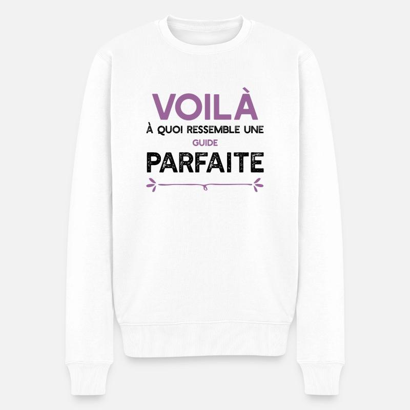 Une Guide parfaite cadeau - Pull Premium bio Homme - blanc