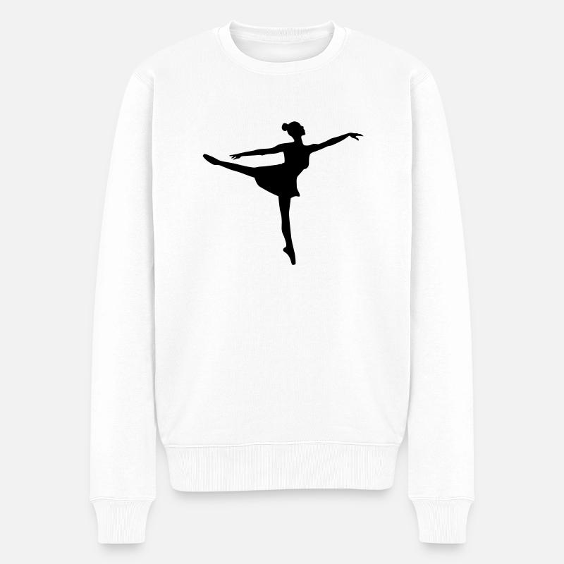 Dance Female - Pull Premium bio Homme - blanc