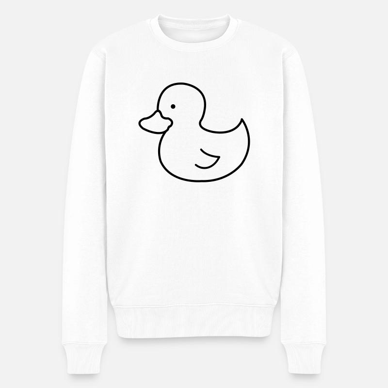 ente_01 - Pull Premium bio Homme - blanc