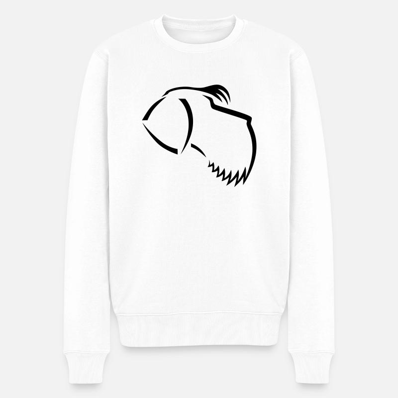 Schnauzer 2 - Pull Premium bio Homme - blanc