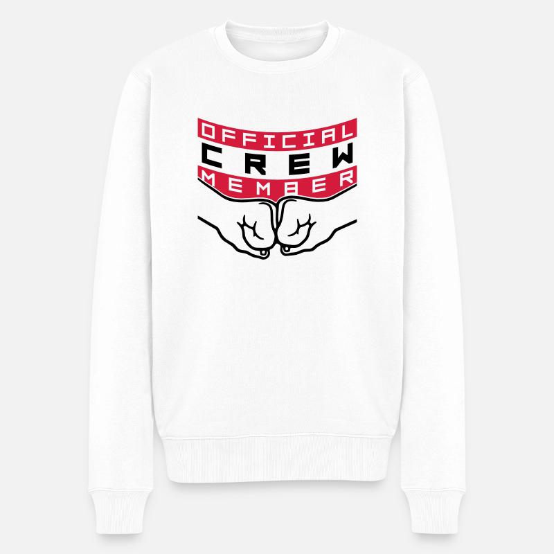 Membre d'équipage officiel - Pull Premium bio Homme - blanc