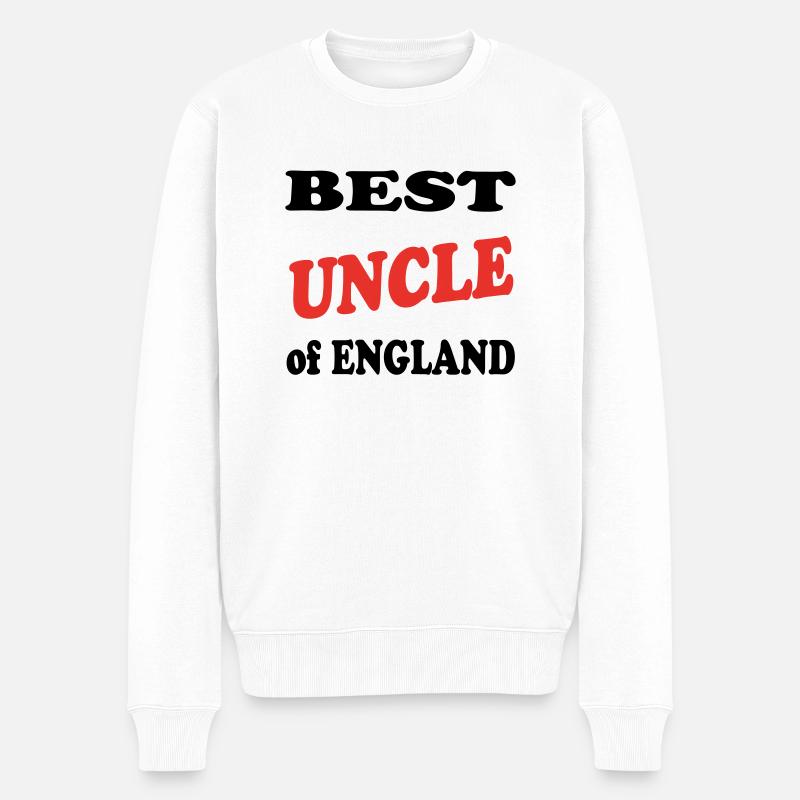 Best UNCLE - Pull Premium bio Homme - blanc