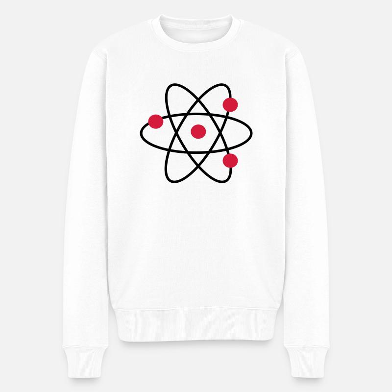 Atome - Pull Premium bio Homme - blanc