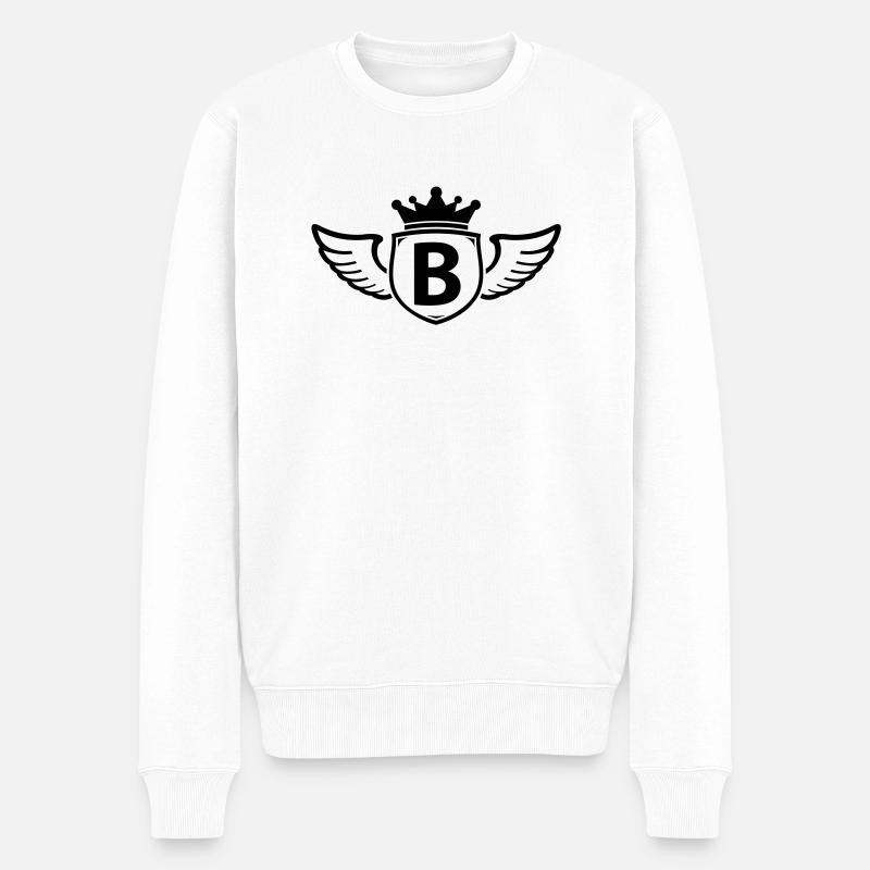 b - Pull Premium bio Homme - blanc