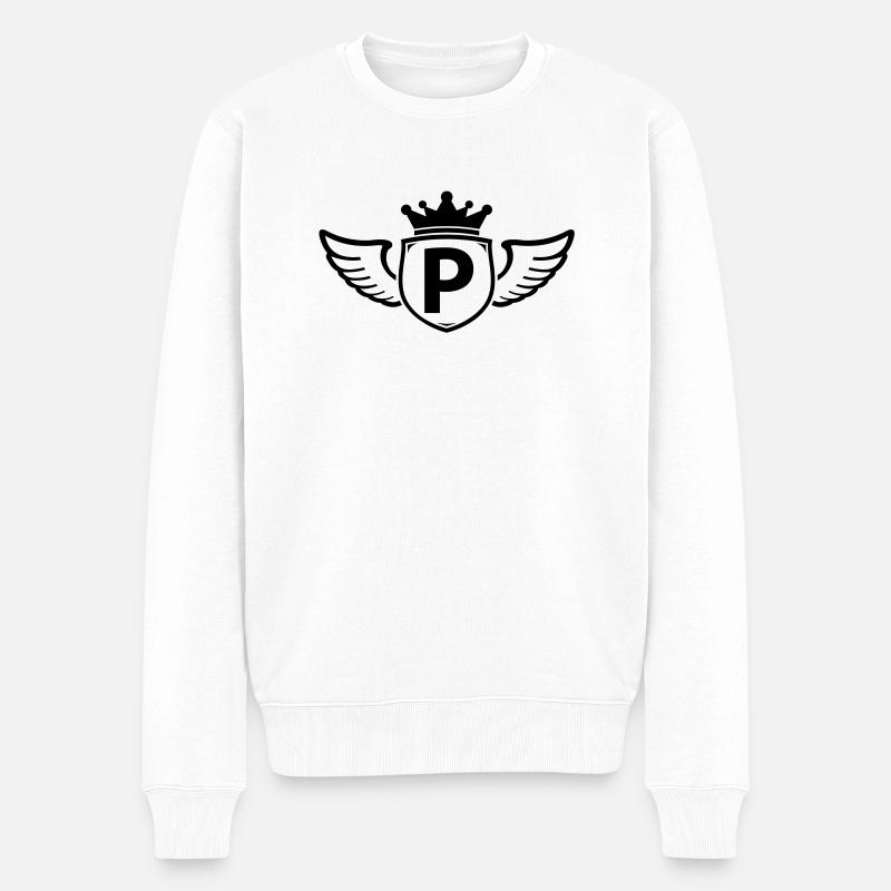 p - Pull Premium bio Homme - blanc