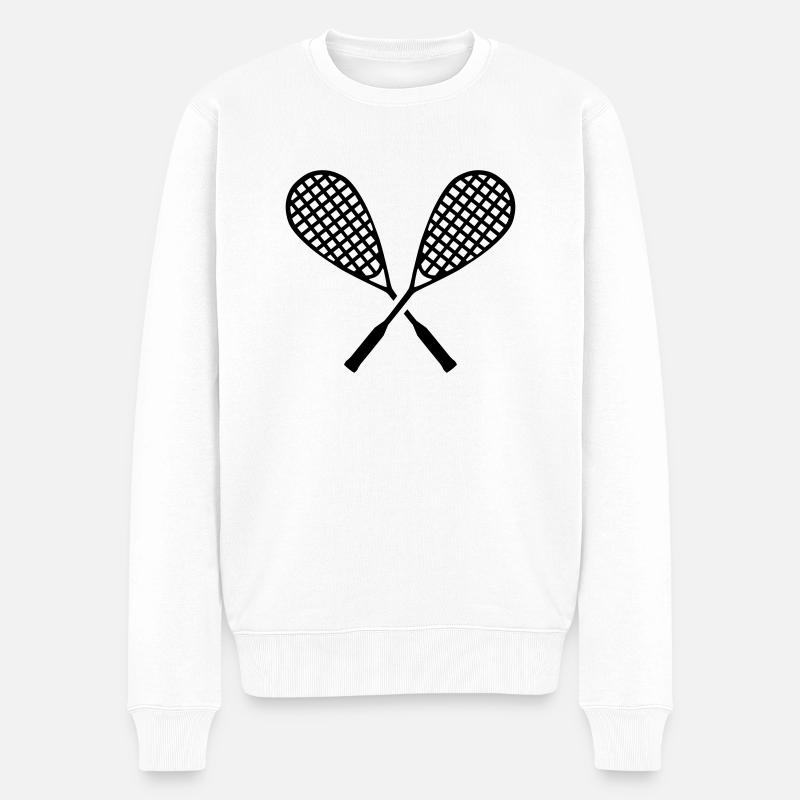 Squash - Pull Premium bio Homme - blanc