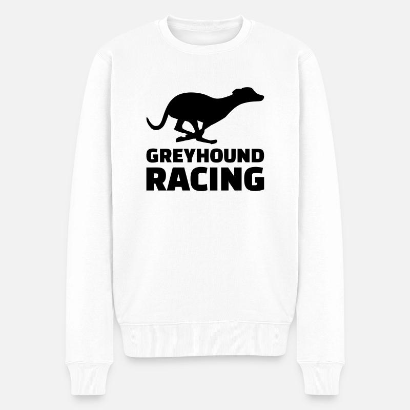 Greyhound racing - Pull Premium bio Homme - blanc