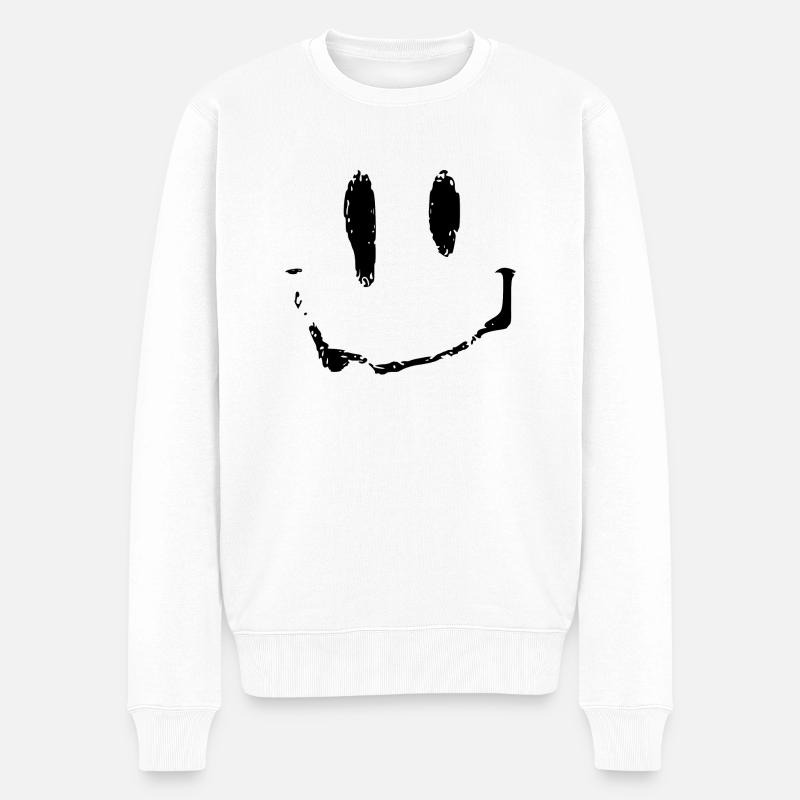 Acid - Männer Premium Bio Pullover - Weiß