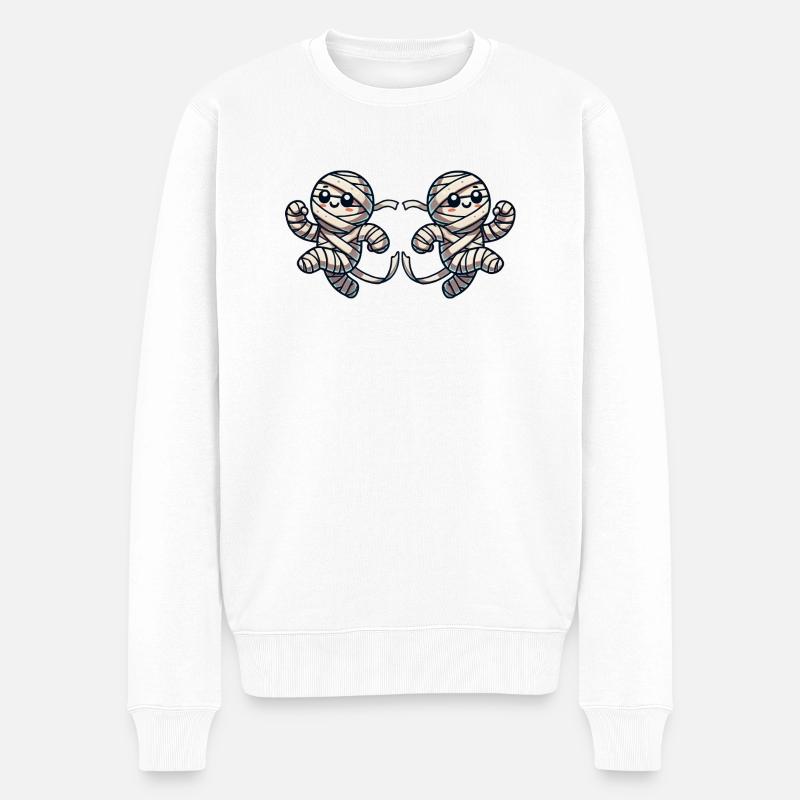 maman bande dessinée 2 - Pull Premium bio Homme - blanc