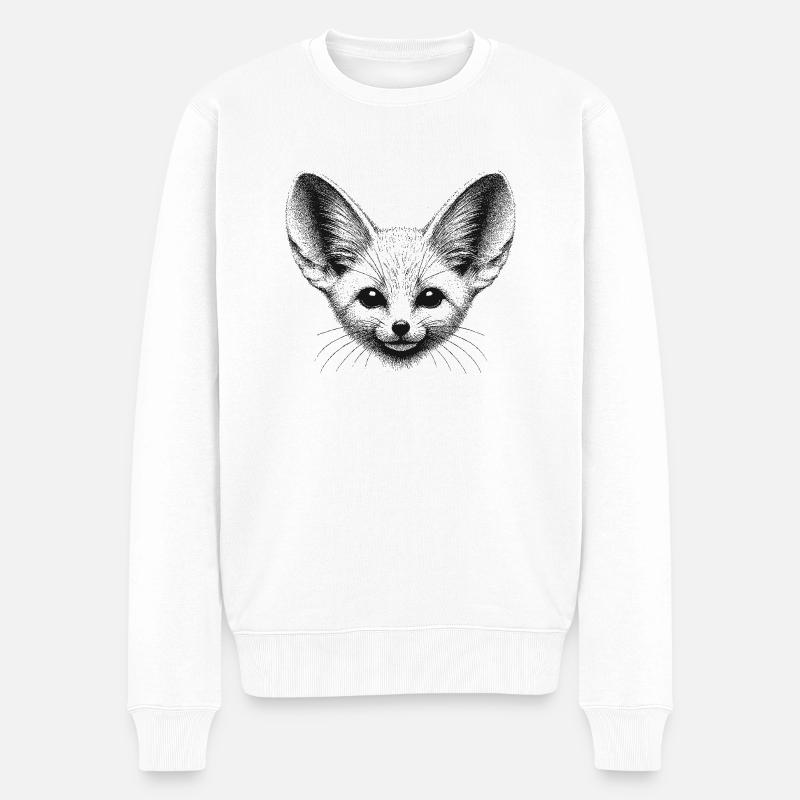 Fennec - Pull Premium bio Homme - blanc