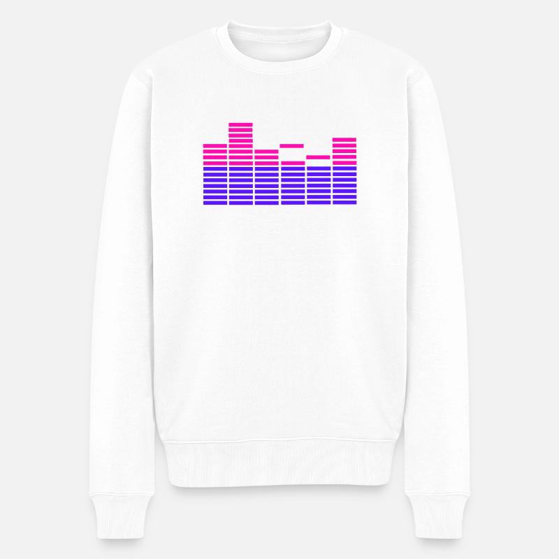 Equalizer - Musique - Pull Premium bio Homme - blanc