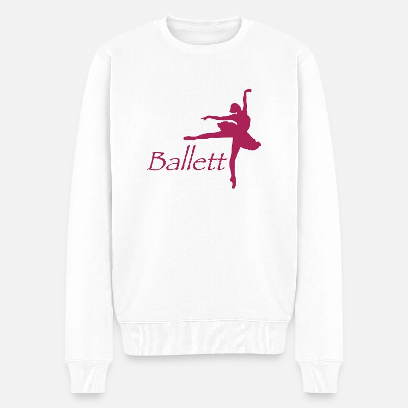 ballett_c_1c - Pull Premium bio Homme - blanc