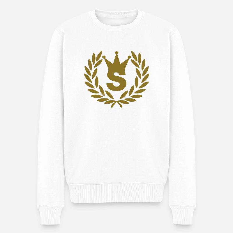 s_corona_premio_2 - Pull Premium bio Homme - blanc