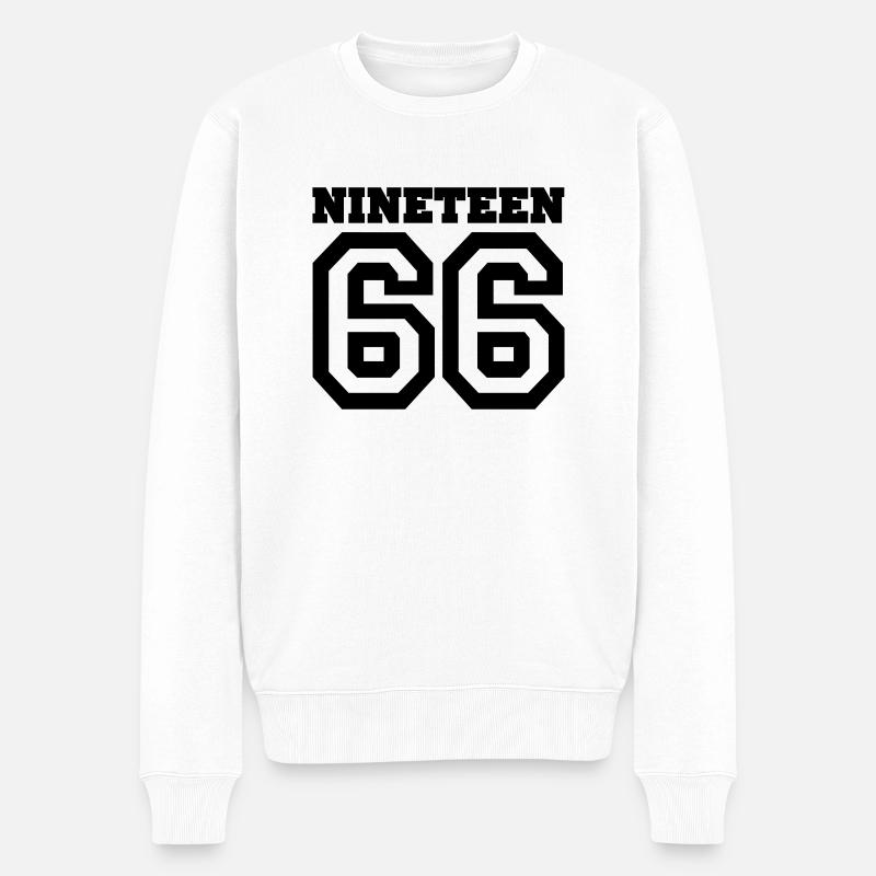 1966 - Pull Premium bio Homme - blanc