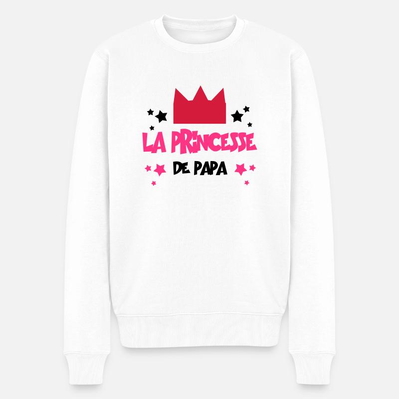 la princesse de papa - Pull Premium bio Homme - blanc
