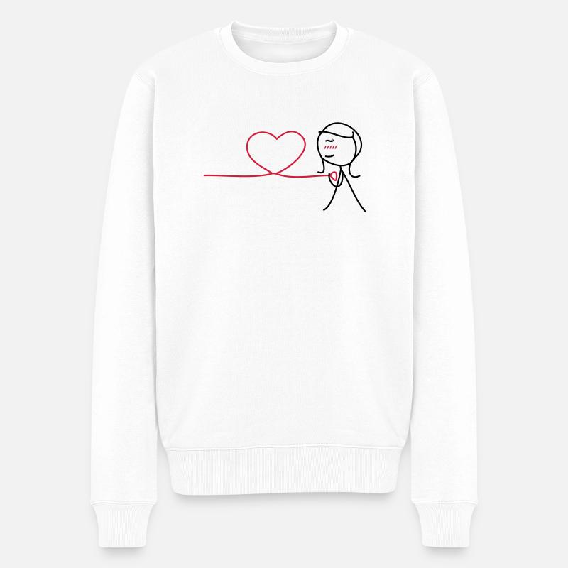Ensemble pour toujours (Photo 1 de 2) (fille) - Pull Premium bio Homme - blanc