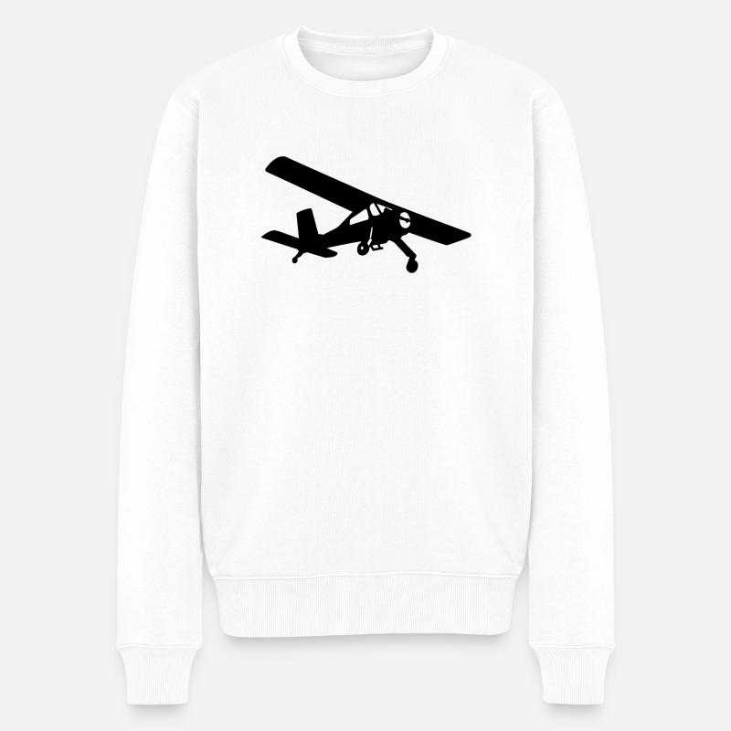 Wilga PZL-104 - Pull Premium bio Homme - blanc