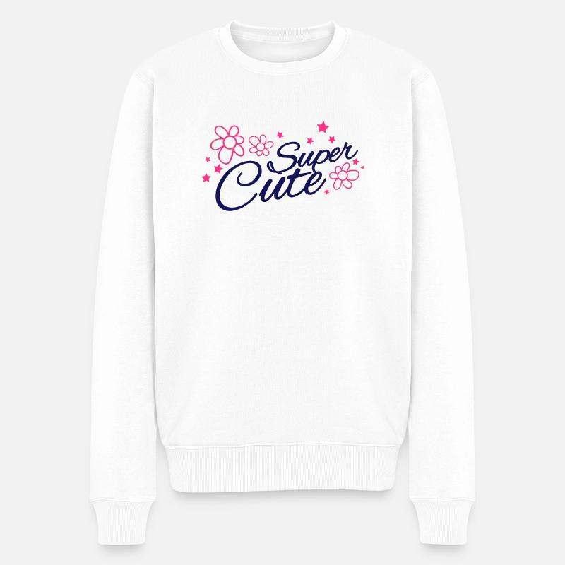 super_cute_hs2 - Pull Premium bio Homme - blanc