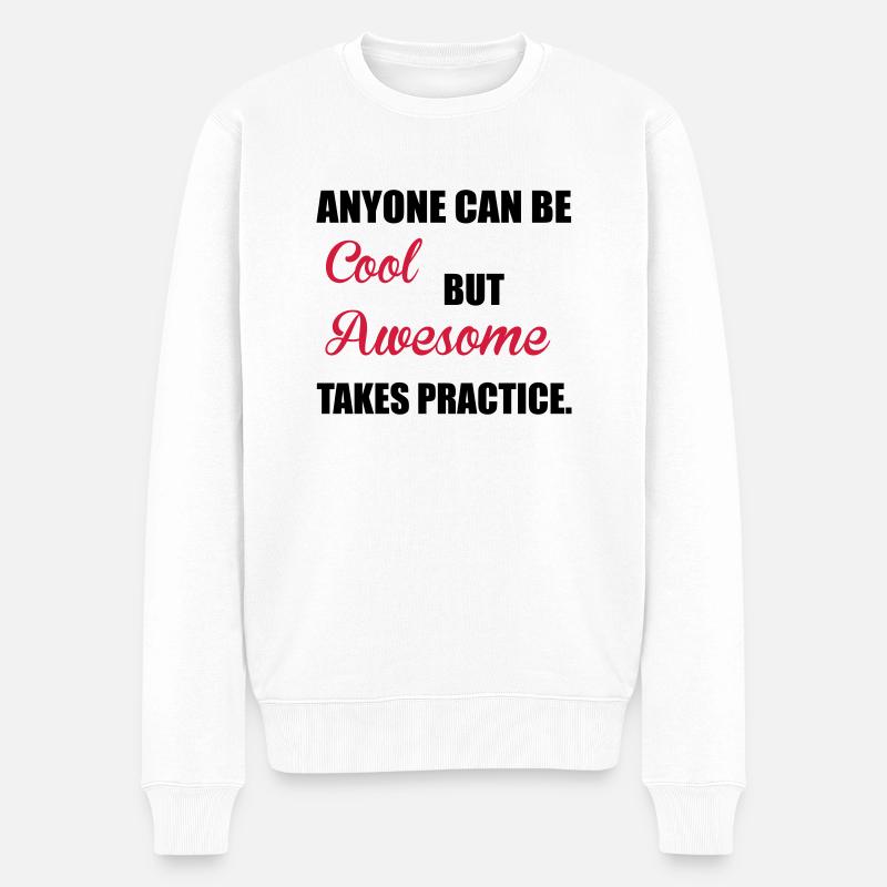 Awesome - Pull Premium bio Homme - blanc